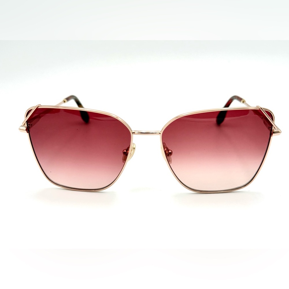 Victoria Beckham Pink and Gold Sunglasses